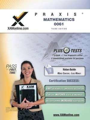 cover image of PRAXIS II Mathematics 0061
